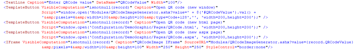 QRCode Form White